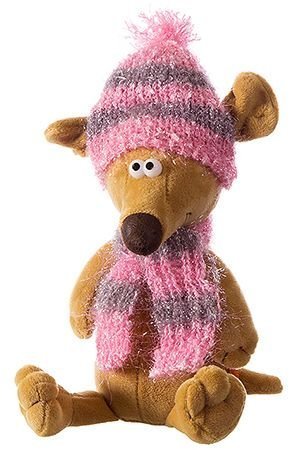 Собака Чуча в розово-серой шапке, 30 см, ORANGE TOYS, exclusive