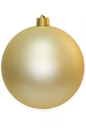 Пластиковый шар матовый, золотой, 300 мм, Edelman