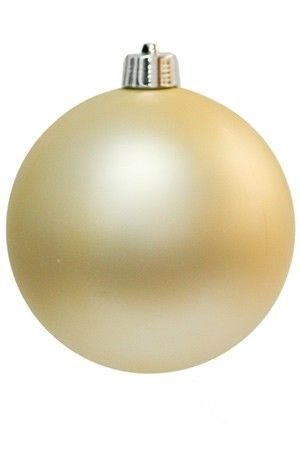 Пластиковый шар матовый, золотой, 200 мм, Winter Deco