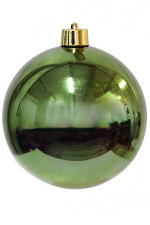 Пластиковый шар глянцевый, зеленый, 250 мм, Edelman