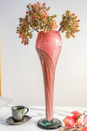 Дизайнерская ваза РАССВЕТНЫЙ БРИЗ, большая, 45 см, EDG