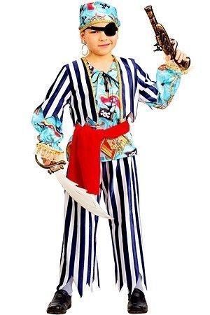 Карнавальный костюм Пират сказочный, рост 104 см, Батик