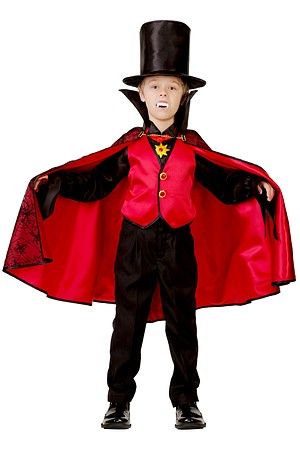 Карнавальный костюм Дракула в Цилиндре, рост 116 см, Батик