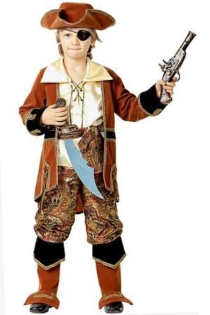 Карнавальный костюм Капитан пиратов, рост 158 см, Батик