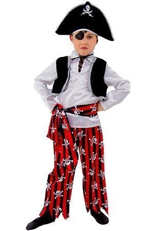 Карнавальный костюм Пират, рост 110 см, Батик