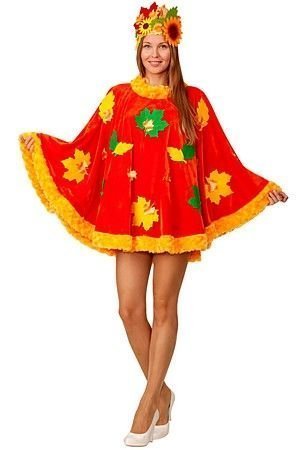 Взрослый карнавальный костюм Осень, 46-52 размер, Батик