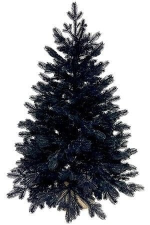 Настольная елка в мешочке Черная 90 см, ЛИТАЯ 100%, Max CHRISTMAS