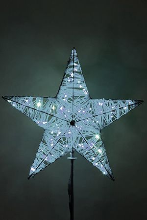 Светодиодная макушка Кремлевская Звезда 50 см холодная белая, IP54, GREEN TREES