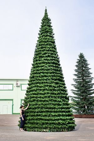 Уличная елка Испанская 3 м каркасная, ПВХ, GREEN TREES