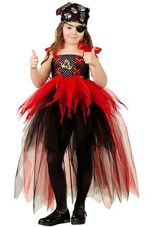 Карнавальный костюм Сделай сам - Пиратка, 98-128 рост, Батик
