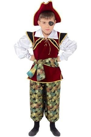 Карнавальный костюм Корсар, рост 140 см, Батик
