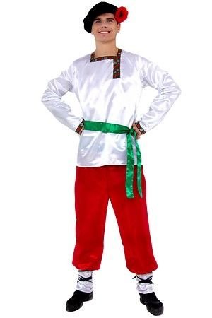 Карнавальный костюм для взрослых Ванюшка, 50 размер, Батик