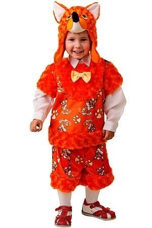 Карнавальный костюм Лисёнок Рыжик, рост 104 см, Батик