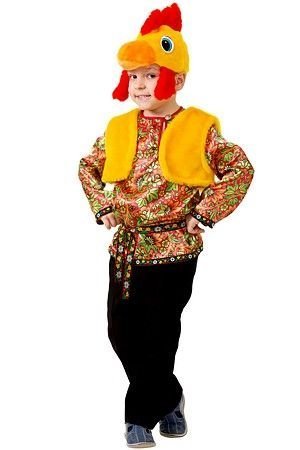Карнавальный костюм Петушок Петруша, рост 104 см, Батик