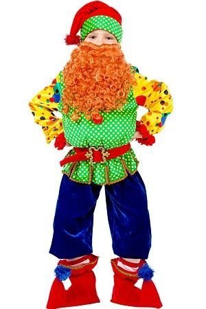 Карнавальный костюм Гном Том, рост 134 см, Батик