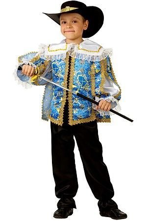Карнавальный костюм Мушкетер сказочный, рост 104 см, Батик