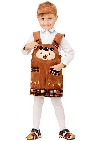 Карнавальный костюм Медвежонок Топтыжкин, рост 116 см, Батик