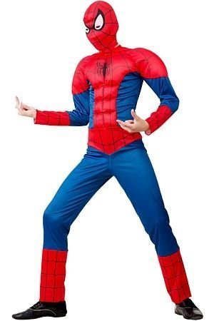 Карнавальный костюм Человек Паук с мускулами, рост 122 см, Батик