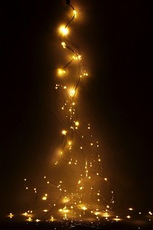 Гирлянда Роса - КОНСКИЙ ХВОСТ, 180-210 см, 8 нитей, 160 теплых белых мини LED-огней, серебряная проволока, Serpantin