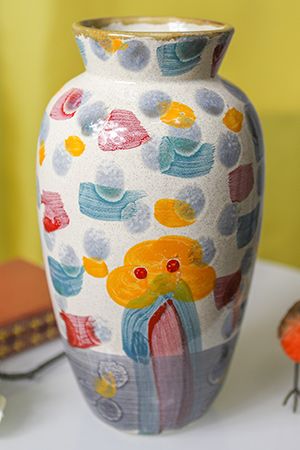Дизайнерская керамическая ваза МАДЖИА ДЕЛ'АРТЕ, 32 см, EDG