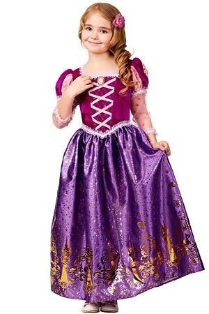 Карнавальный костюм Принцесса Рапунцель из сказки, рост 104 см, Батик