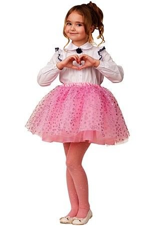 Детская юбка-пачка Воздушная розовая, рост 110-122 см, Батик