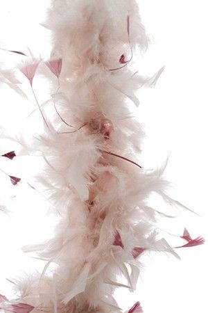 Гирлянда БОА ИЗ ПЕРЬЕВ, 184 см, цвет: нежно-розовый, Kaemingk