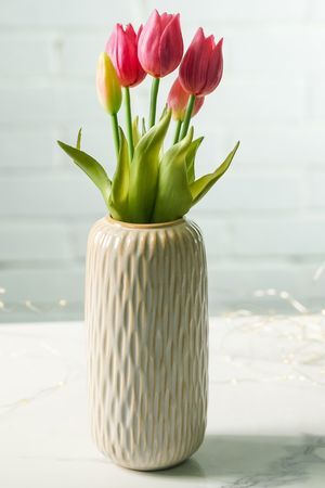 Декоративная фарфоровая ваза МОЛОЧНЫЙ ШОКОЛАД: ШАРТРЕЗ, 19 см, Boltze