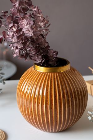 Керамическая ваза ЛАКРЕС, 21 см, Kaemingk