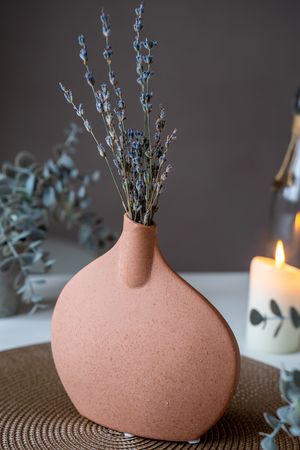 Дизайнерская керамическая ваза ЭЙМЕРАЙ, 21х19 см, Kaemingk
