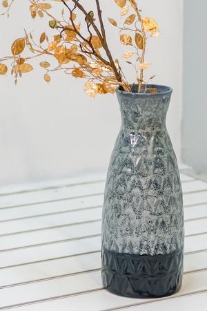 Керамическая ваза GEOMETRIA MARINA, 37 см, Kaemingk