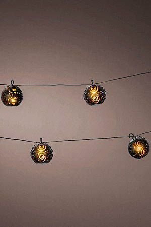 Светодиодная гирлянда LANTERNE DI PIZZO, 8 экстра-теплых LED-ламп, эффект живого пламени, 3.5+5 м, черный провод, уличная, Kaemingk