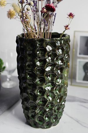 Керамическая ваза ЛЕСНОЙ РУЧЕЙ, 25 см, 4 SEASONS