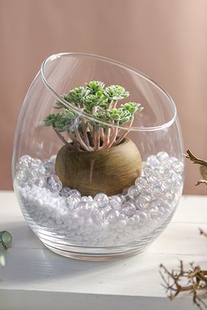 Стеклянная ваза ФЕТТА, 20 см, Edelman