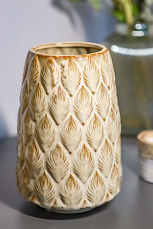 Керамическая ваза ПАВОНЕ, 21 см, Kaemingk