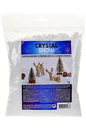 Искусственный снег CRYSTAL SNOW, мелкие хлопья, 1 л, Koopman International