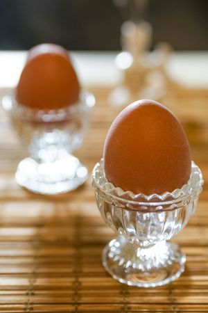 Подставки для яиц RAFFIN, стекло, 6 см, 2 шт., Koopman International