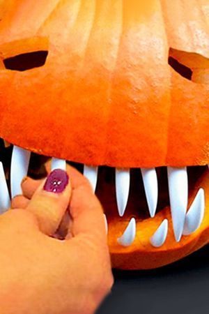 Набор зубов для украшения тыквы на Хеллоуин ДЕНТЕ, 16 шт., Koopman International