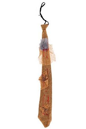 Карнавальный галстук БЭТ, текстиль, 62 см, Koopman International