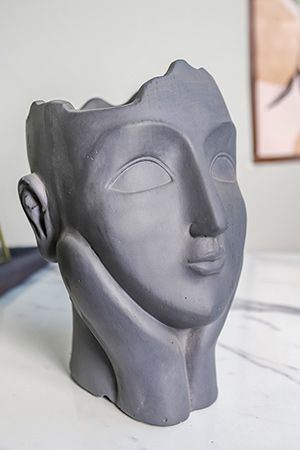 Декоративное кашпо ВИЗО, полимерная глина, 35х27 см, Kaemingk