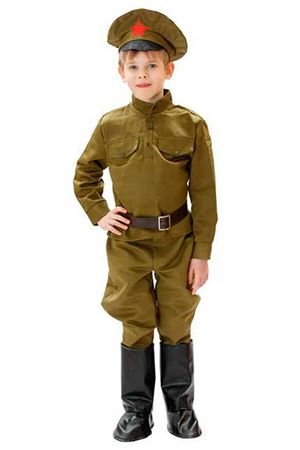 Карнавальный костюм детский Сержант, галифе, рост 122-134 см, Бока