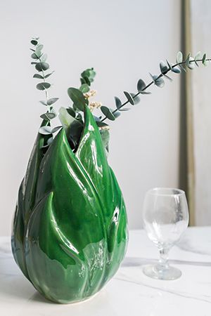 Дизайнерская керамическая ваза НУОВА ВИТА, большая, 31 см, EDG