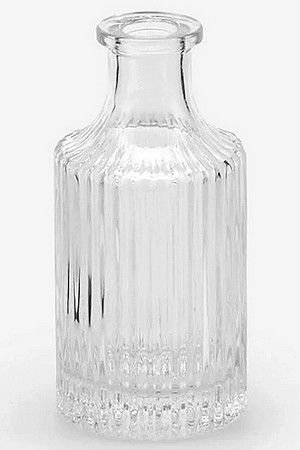 Декоративная бутыль-ваза ПТИ КАРАФ, стекло, 14х7 см, EDG