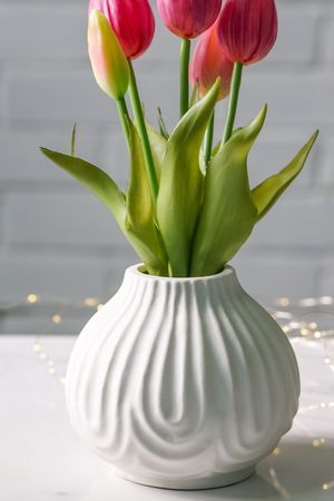 Декоративная ваза РИКОРДИ, фарфор, 12х11 см, Koopman International