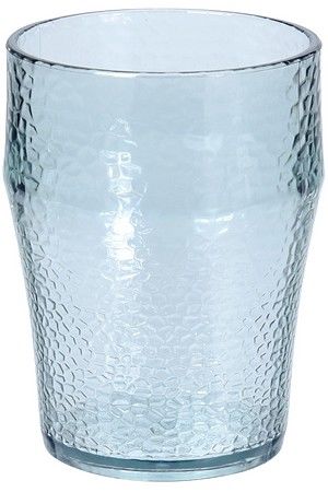 Стакан для напитков КРЭП, серо-голубой, пластик, 400 мл, Koopman International