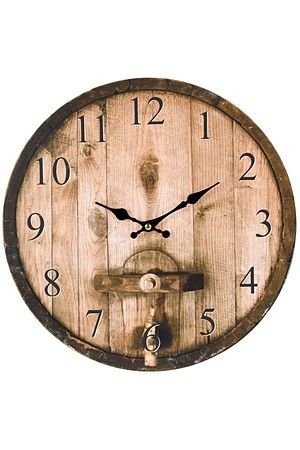 Настенные часы БИСТРО: БОЧКА-БАРРИК, 33 см, Koopman International