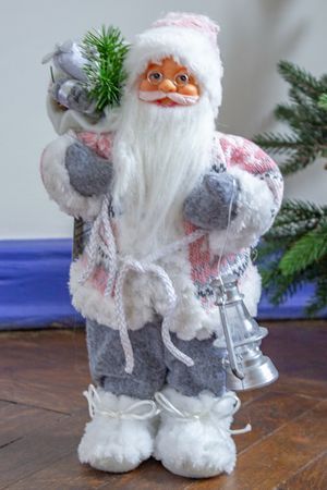 Новогодняя декоративная фигура САНТА в скандинавской куртке, 30 см, Peha Magic