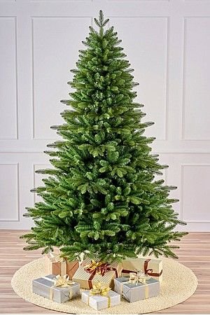Искусственная елка Ленинградская, зелёная, хвоя ЛИТАЯ+ПВХ, 240 см, Max CHRISTMAS