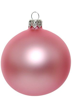 Елочный шар ROYAL CLASSIC стеклянный, матовый, цвет: розовое конфетти, 150 мм, Kaemingk