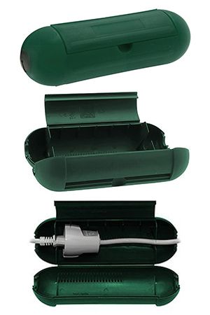 ЗАЩИТНЫЙ ФУТЛЯР для соединительных. элементов электрических цепей, 21х7 см, зеленый, Koopman International